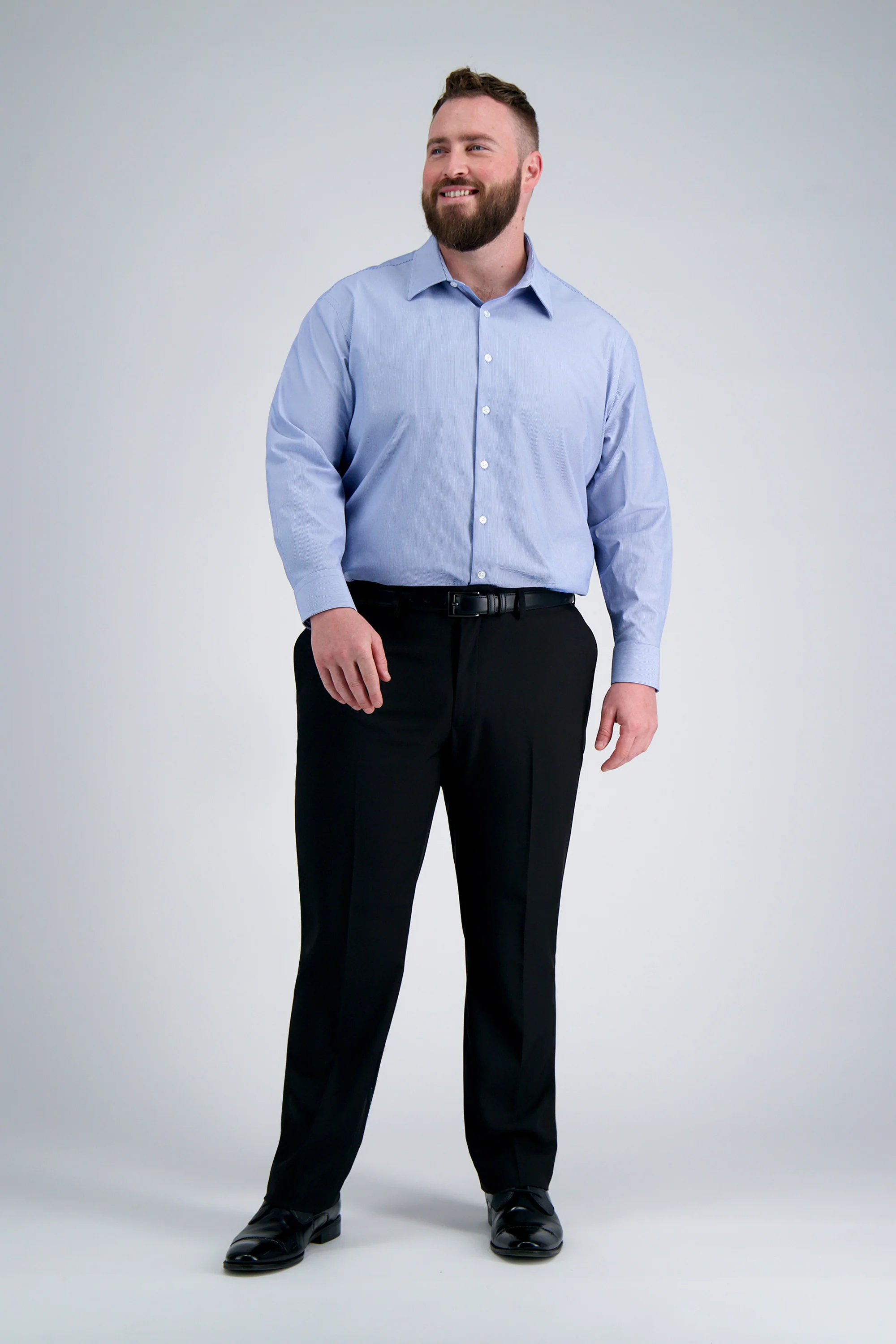 Smart Wash® Big Dress Shirt - Indigo - Image 3