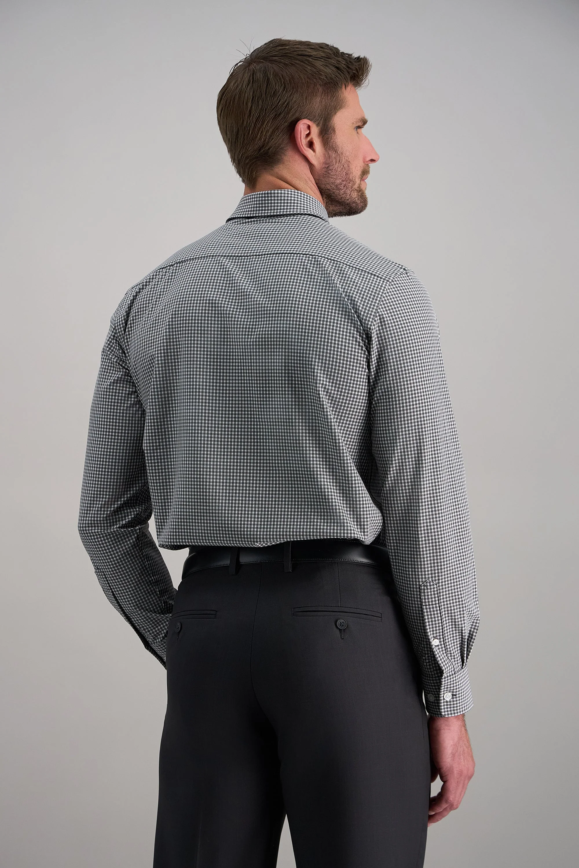 Smart Wash® Dress Shirt - Charcoal - Image 4