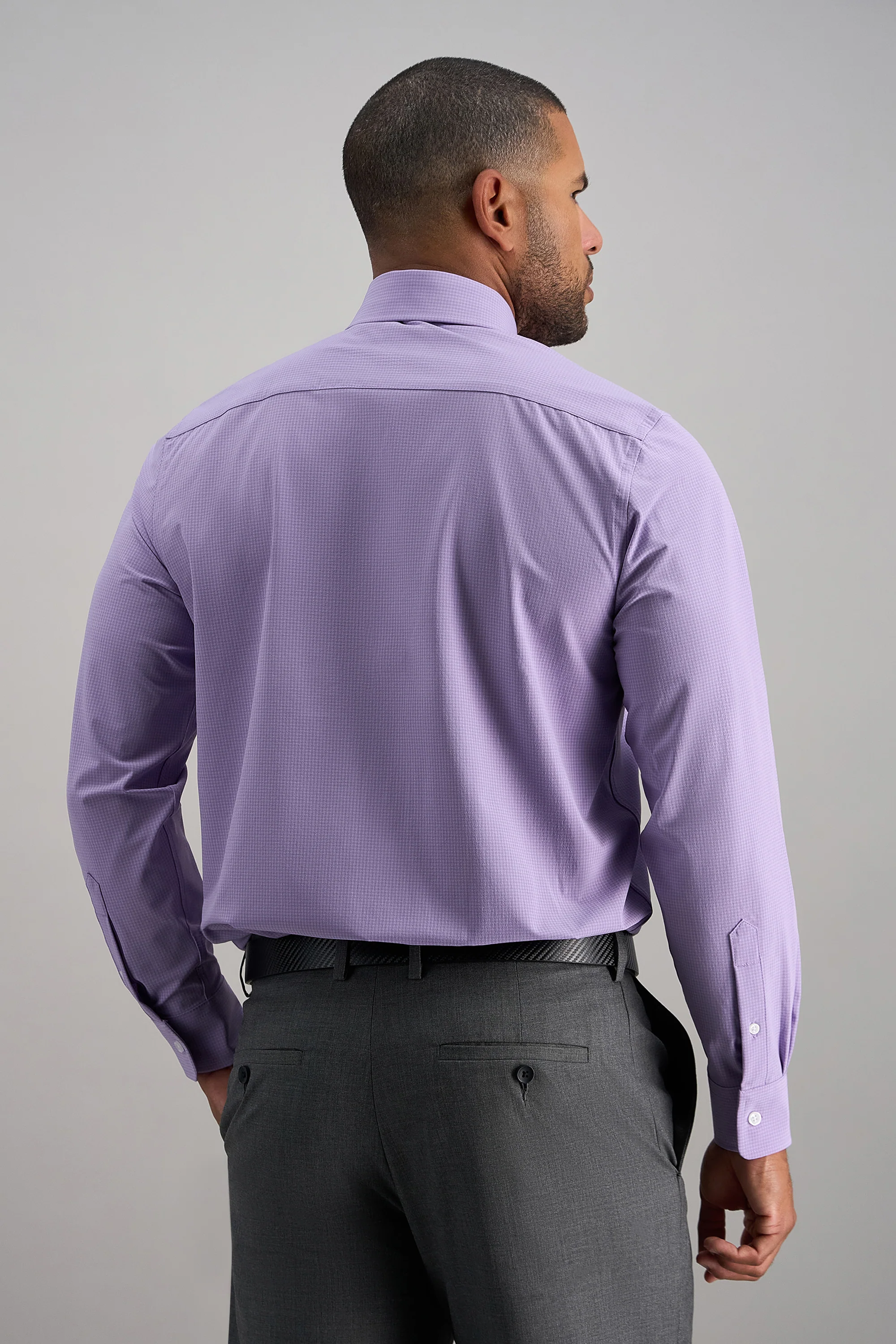 Smart Wash® Dress Shirt - Lilac - Image 4