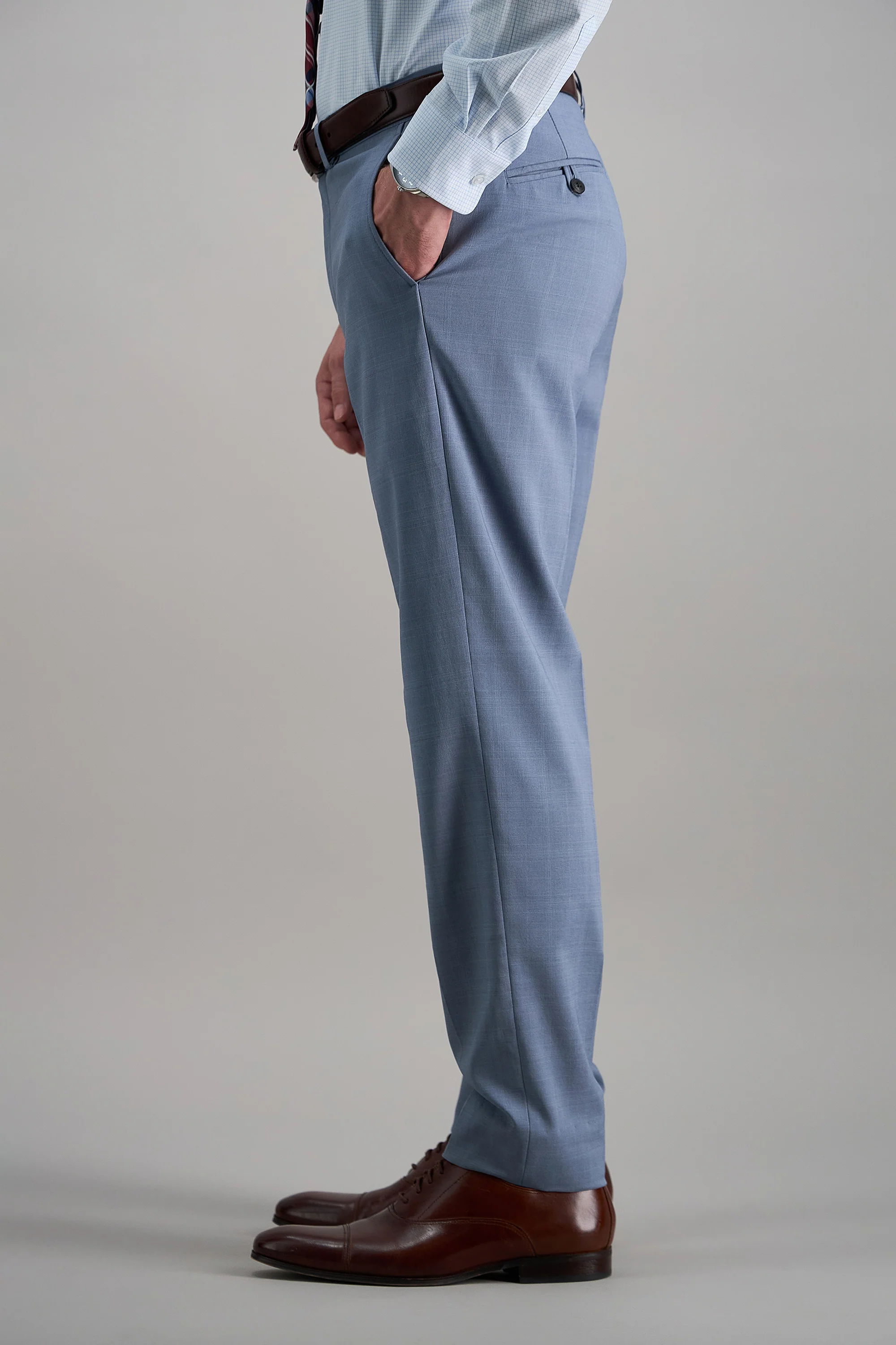 Smart Wash® Tonal Plaid Suit Separates - Image 7