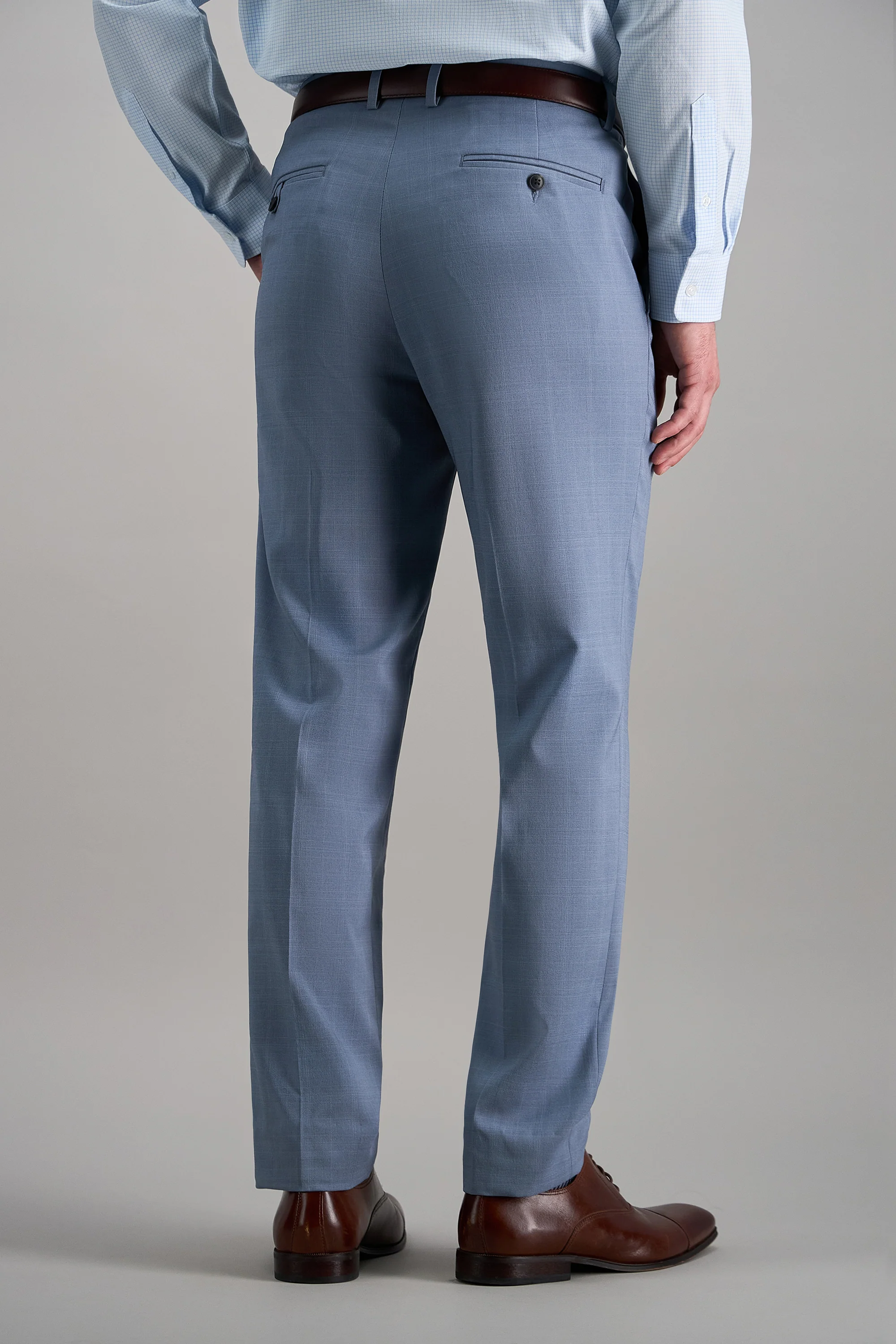 Smart Wash® Tonal Plaid Suit Separates - Image 8