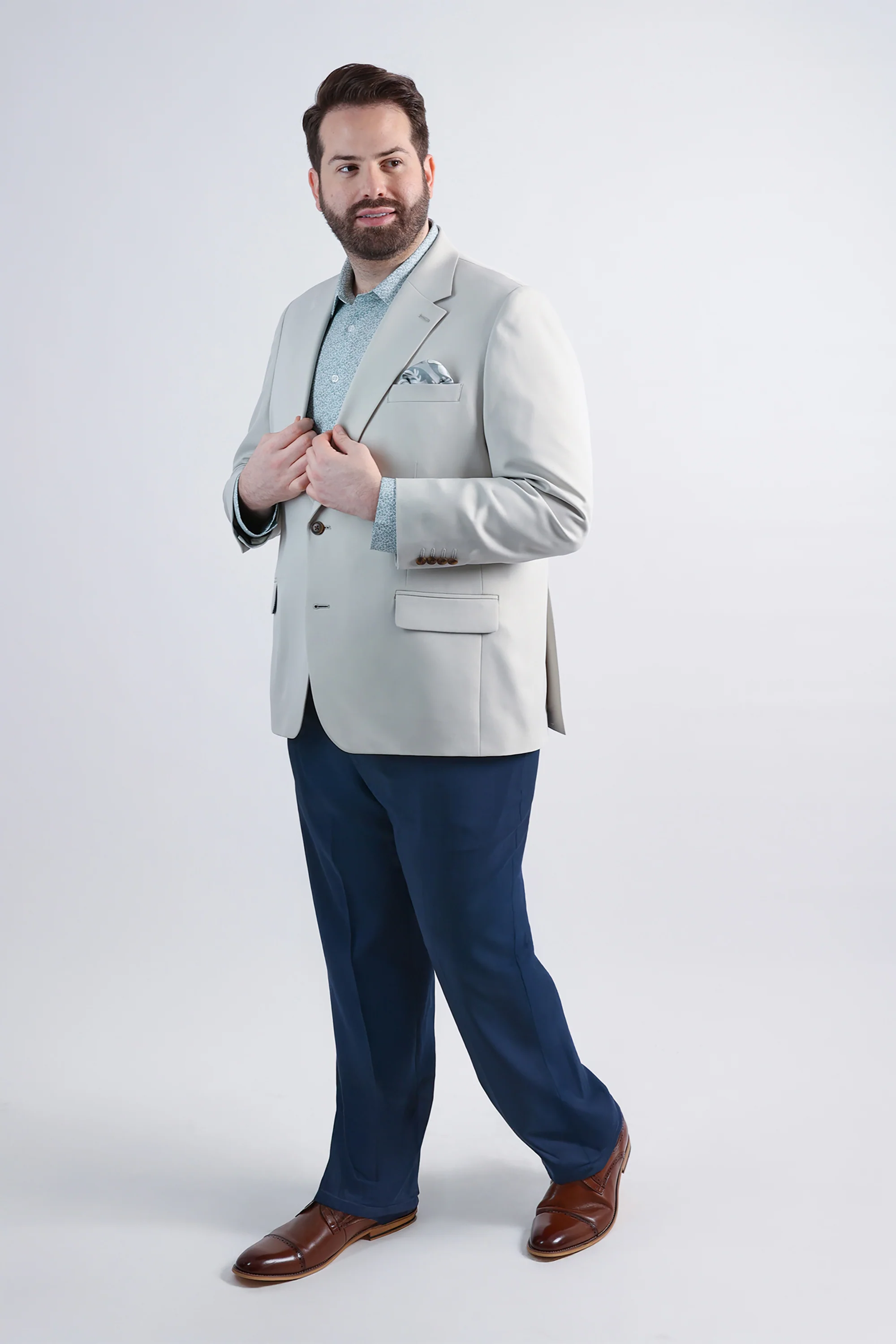 The Active Series™ Big & Tall Stretch Gabardine Sport Coat - Image 14