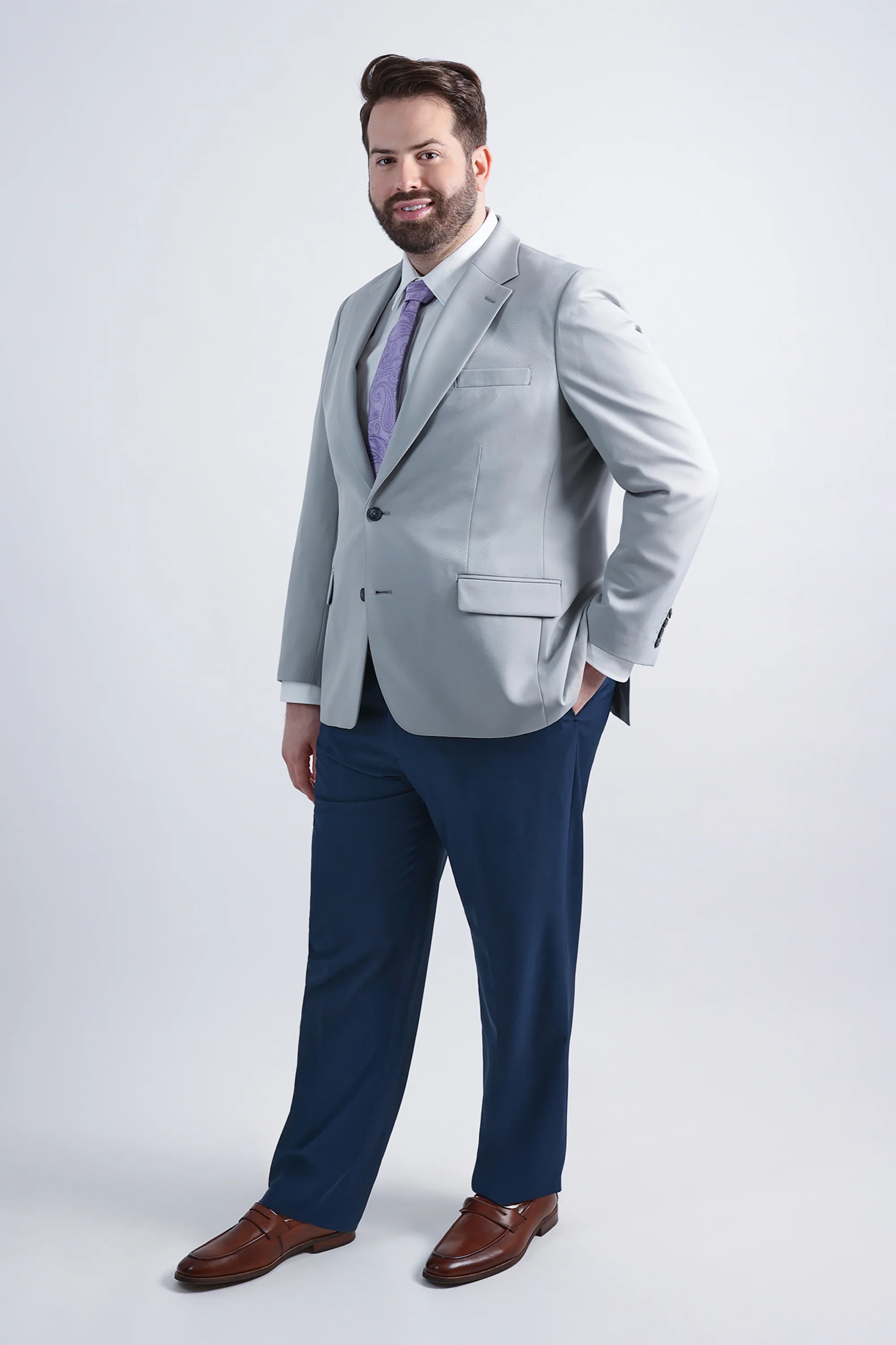 The Active Series™ Big & Tall Stretch Gabardine Sport Coat - Image 5