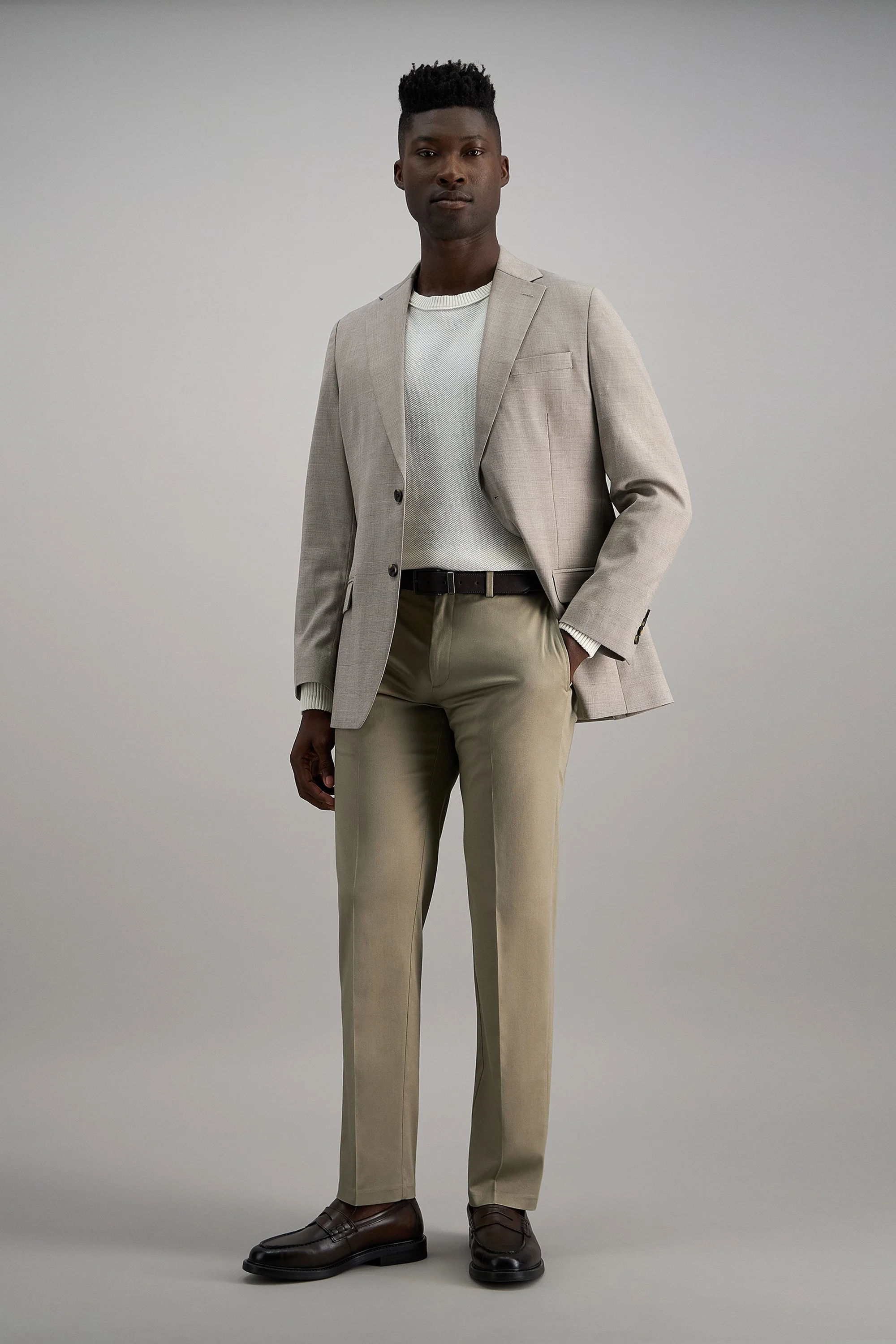 Wrinkle Free Performance Khaki Pant - Image 3