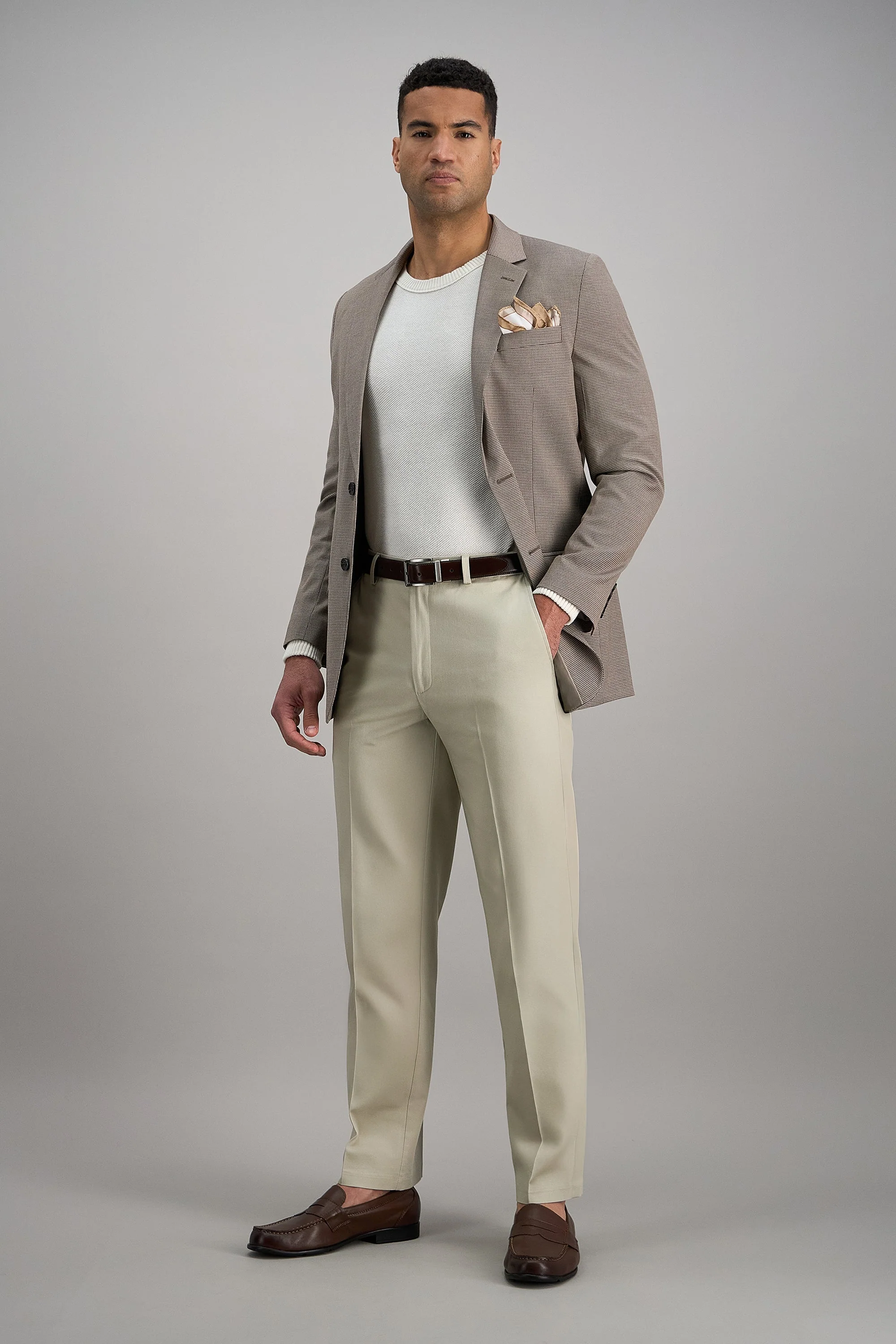 Wrinkle Free Performance Khaki Pant - Image 13